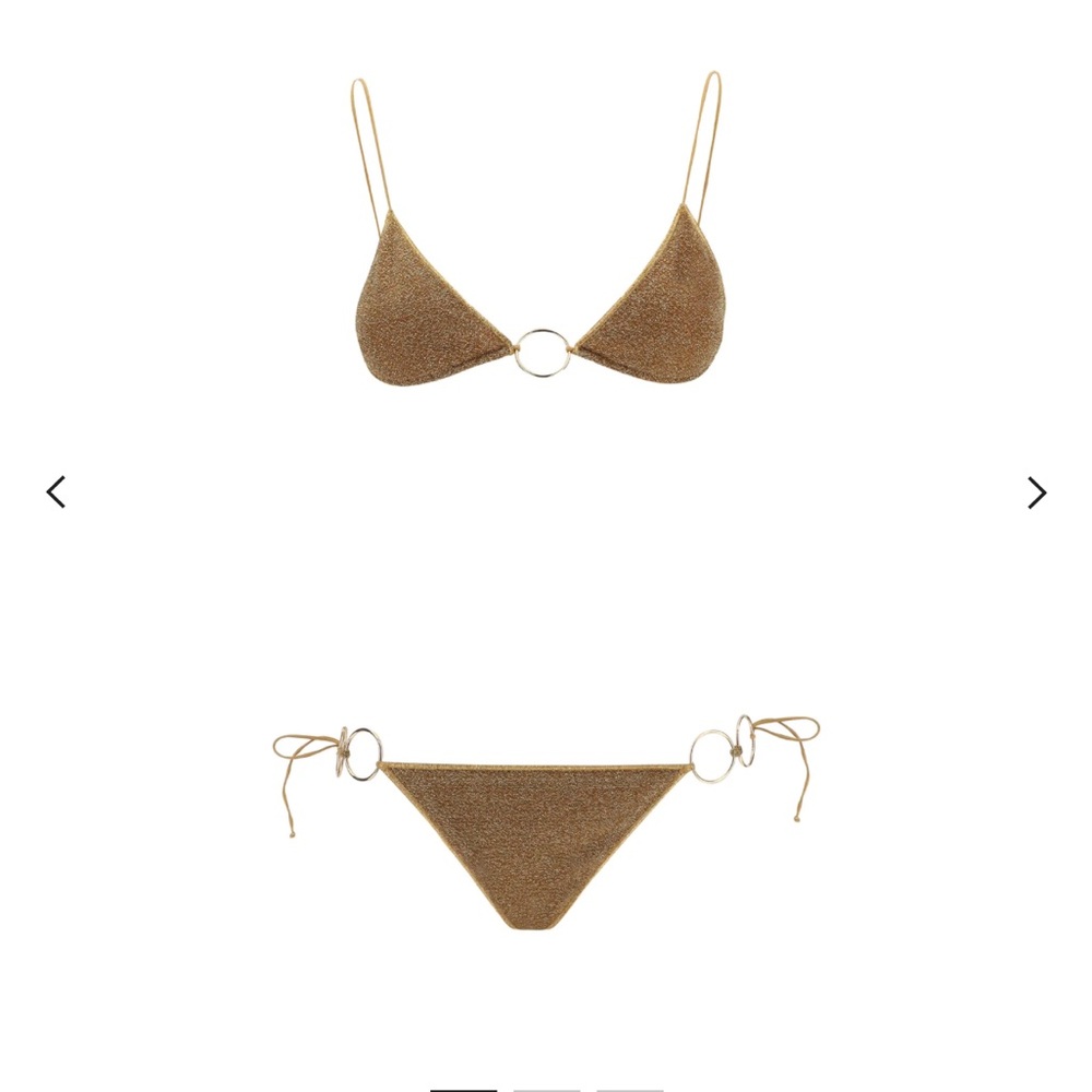 Oséree Metallic Finish Bikini, NWT Never Worn